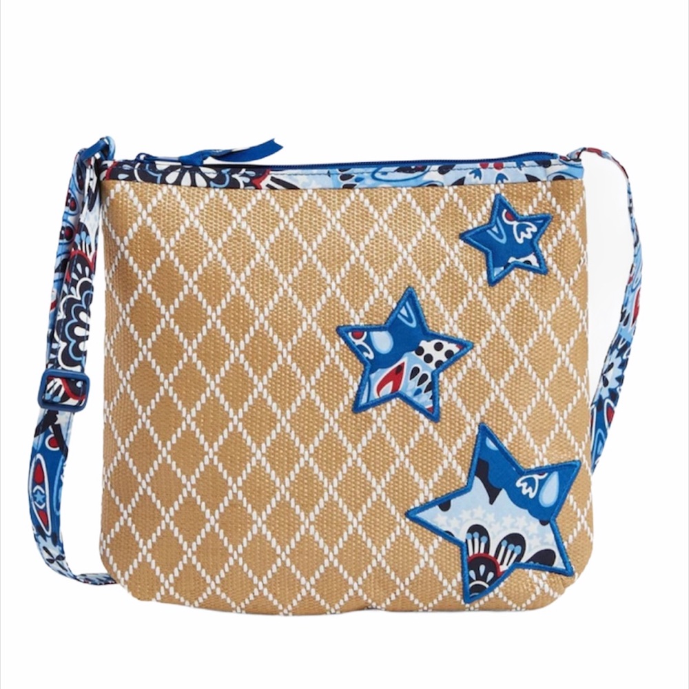 Vera Bradley Fireworks Medallion Beach Crossbody